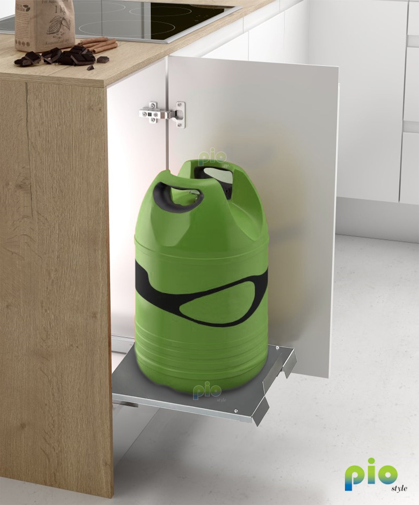 FD1017 Gas Cylinder Pull-Out Tray