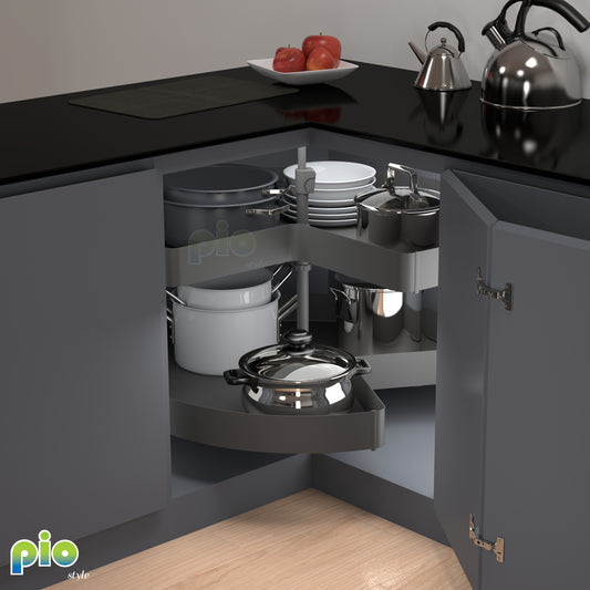 FD1100 2 Tier CornerSpin 360 Basket