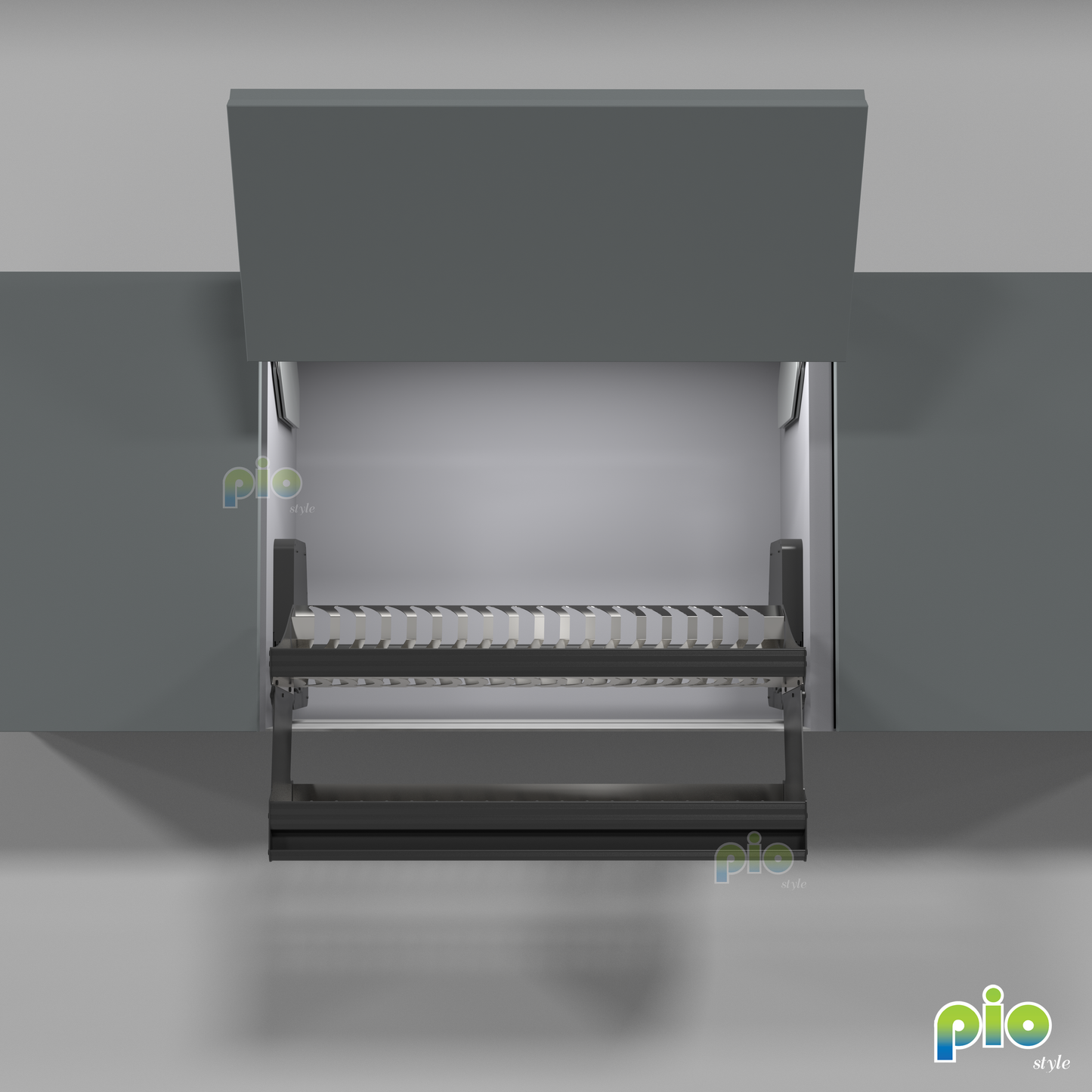 FD1104 Dish-Rack Lift Up Storage Drawer