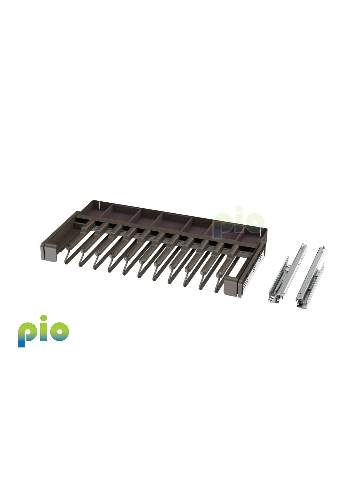 FE9021 Slim Pull-Out Trouser Rack