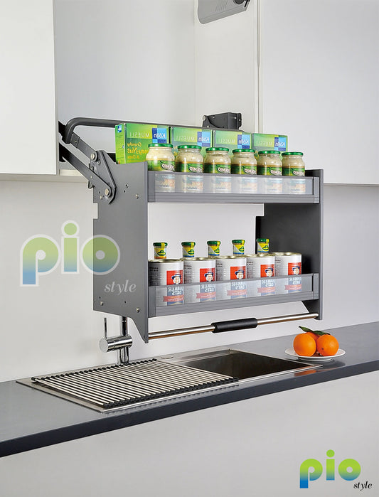 FD8008 Aluminium Lift-Up Storage Basket