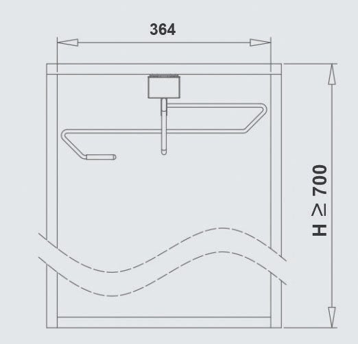 FE9004 拉出裤架