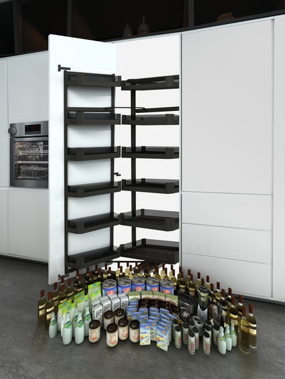 FD9046 Aluminium Tall Larder Storage Cabinet