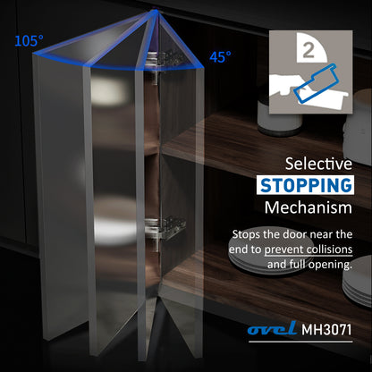 MH3071 OVEL Soft Close Hinge