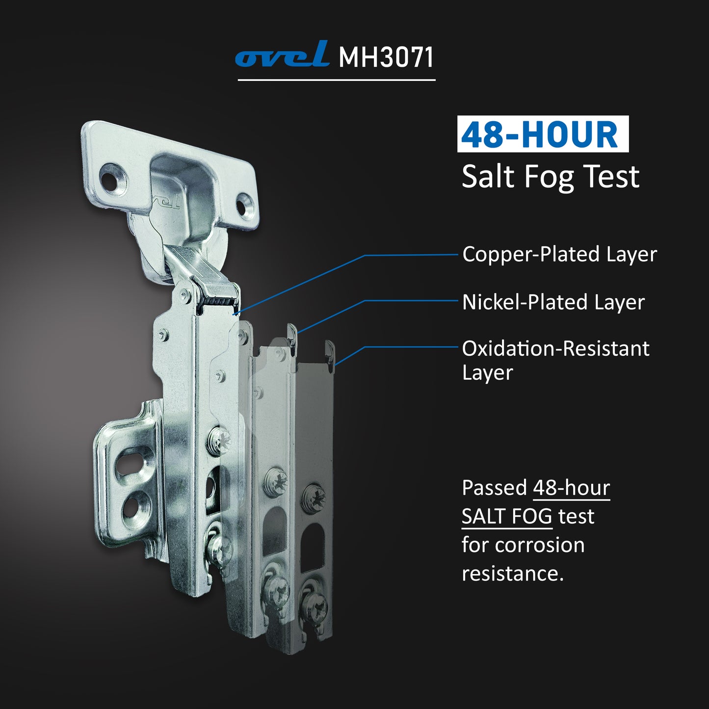 MH3071 OVEL Soft Close Hinge
