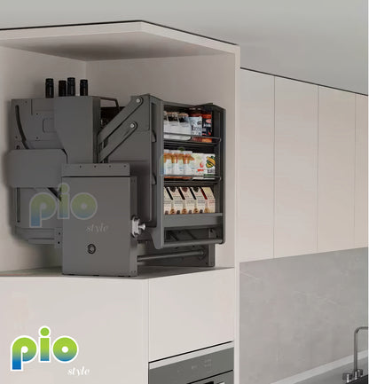 FD8012 Double Basket Lift-Up Storage Organizer