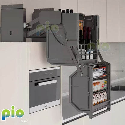 FD8012 Double Basket Lift-Up Storage Organizer