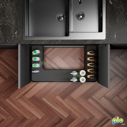 <tc>FD1004 双层拉出式厨房收纳篮</tc>