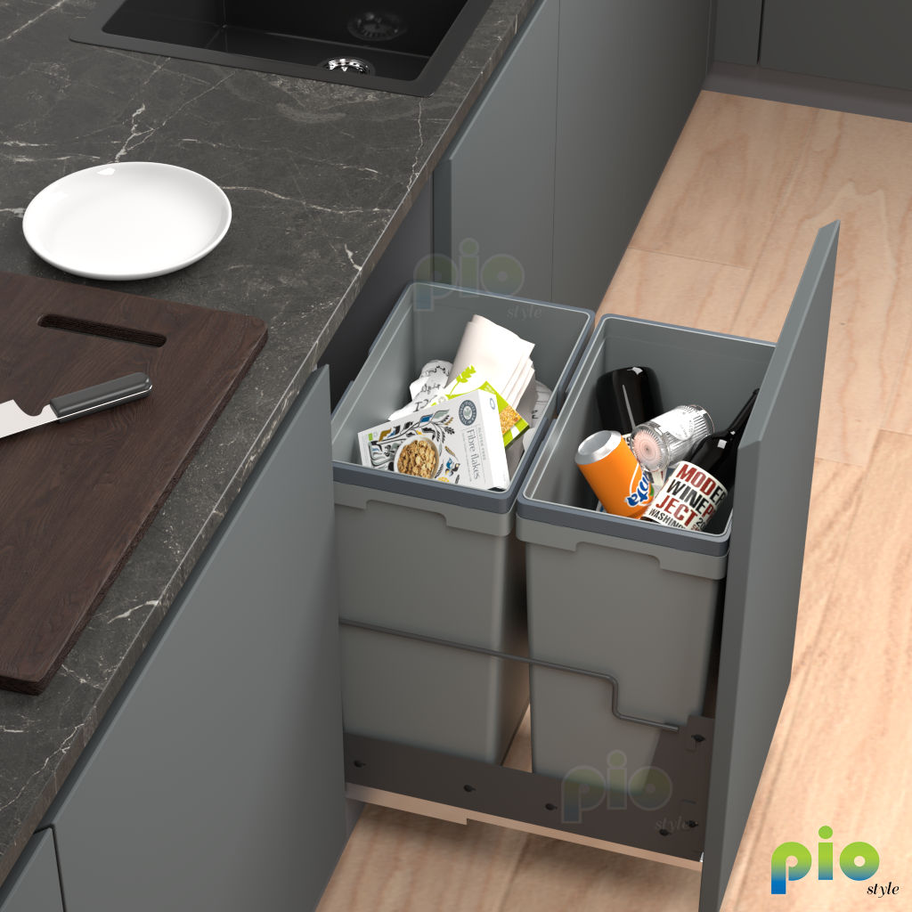 <tc>FD1004 双层拉出式厨房收纳篮</tc>