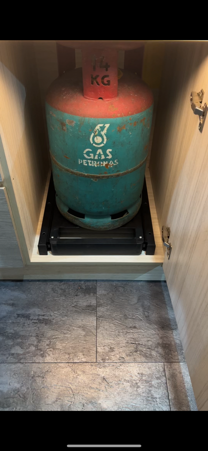 Aluminium Gas Cylinder Pull-Out Tray