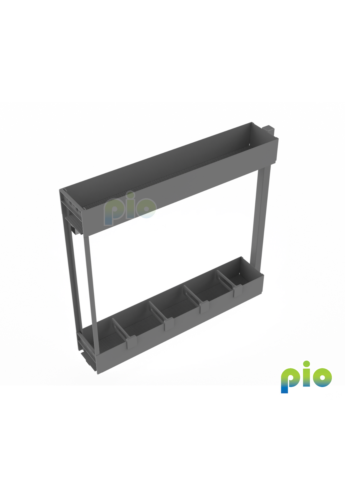 FD1115 2 Tier Spice Pull-Out Organizer with Dividers
