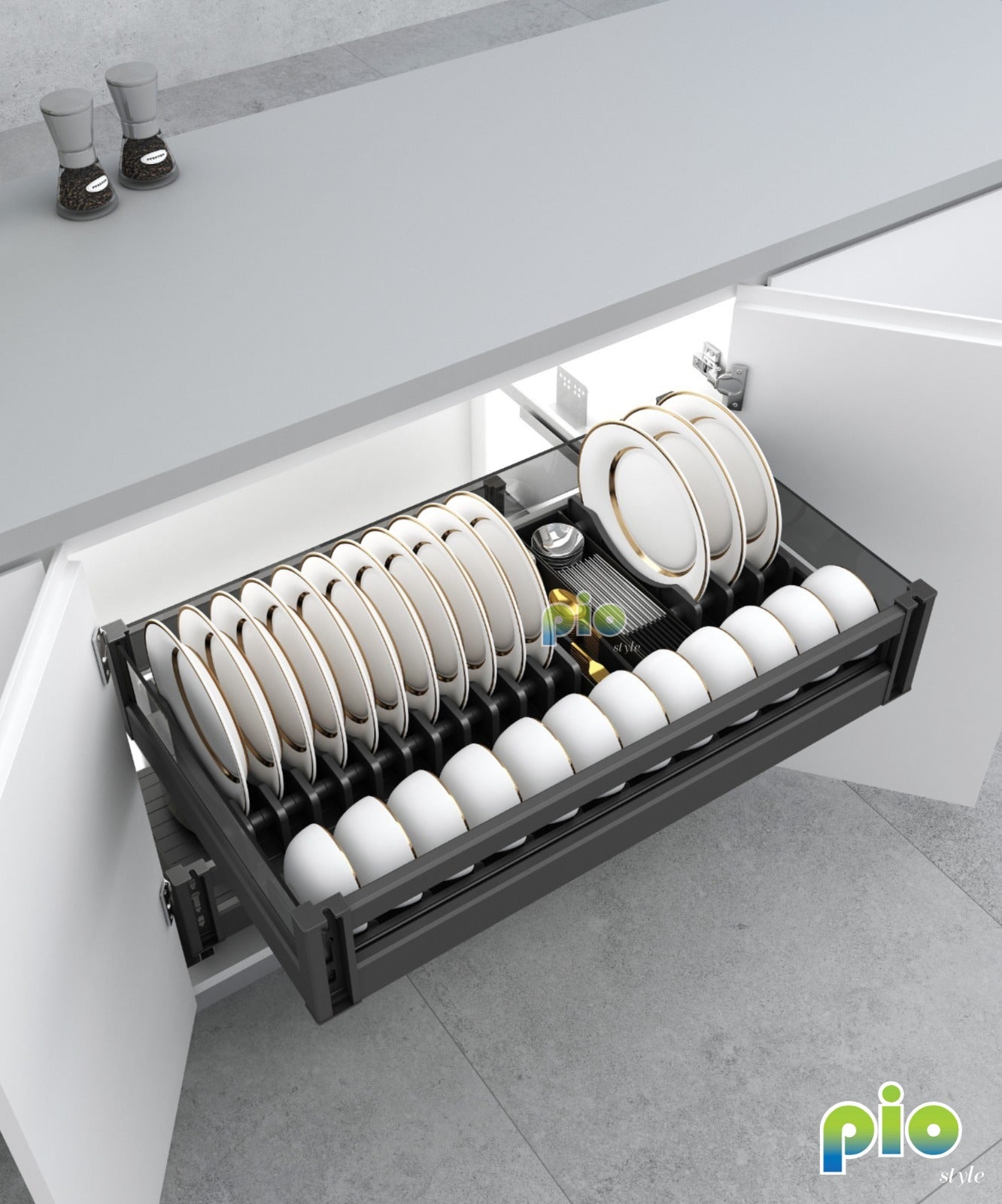 FD8002 Kitchen Tableware Inner Storage Drawer Set