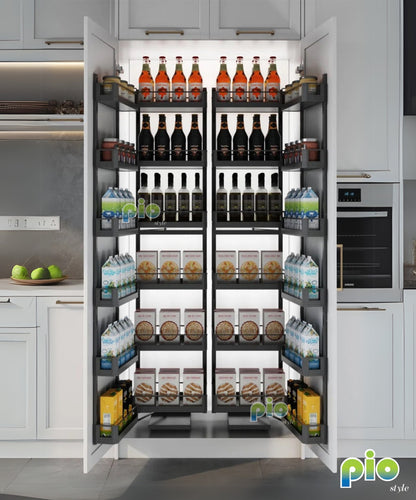 FD8010 Aluminium Tall Larder Storage Cabinet