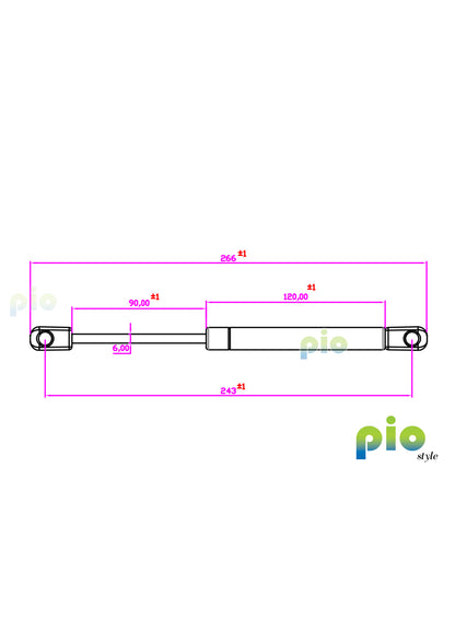 FF9118 Gas Spring Lift Down System