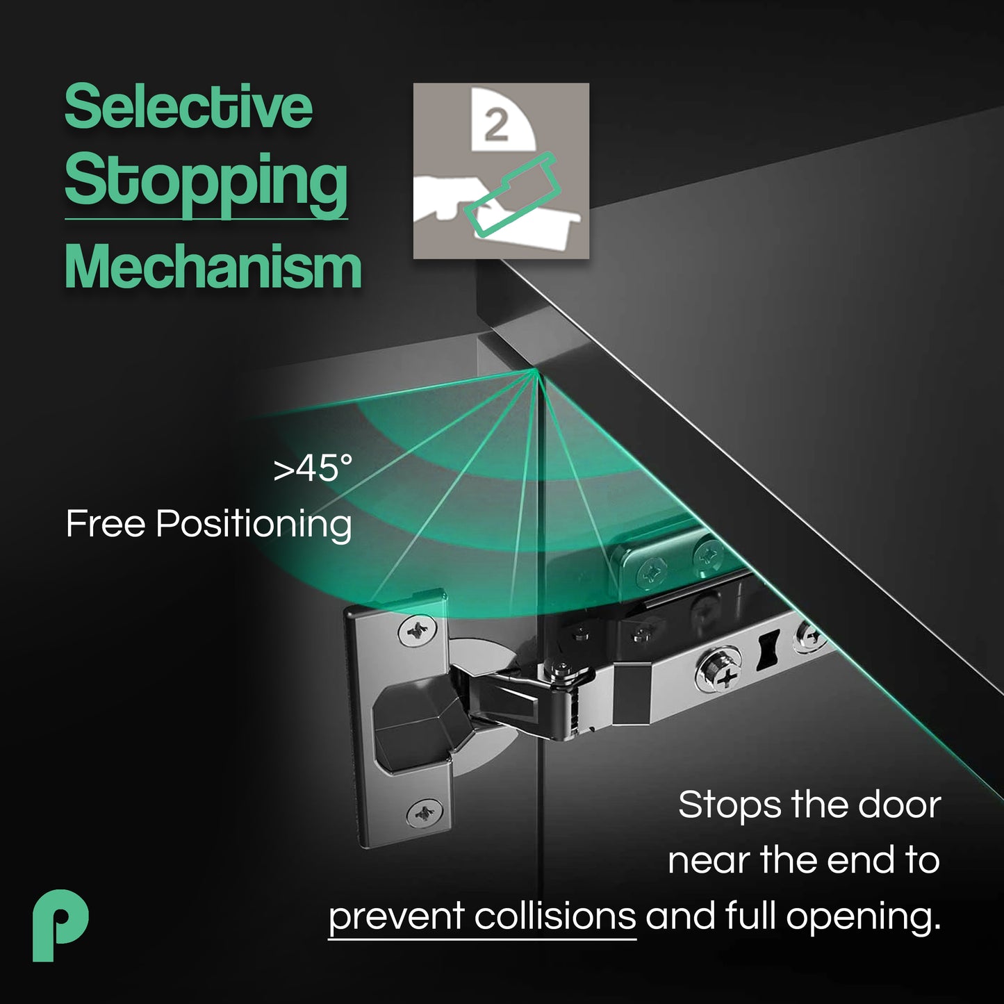 MH3069 PIO Detachable All-In-One Soft Close Hinge