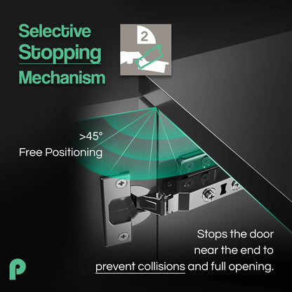 MH3069 PIO Detachable All-In-One Soft Close Hinge