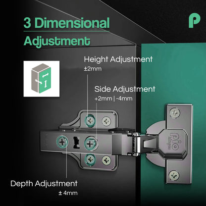 MH3069 PIO Detachable All-In-One Soft Close Hinge