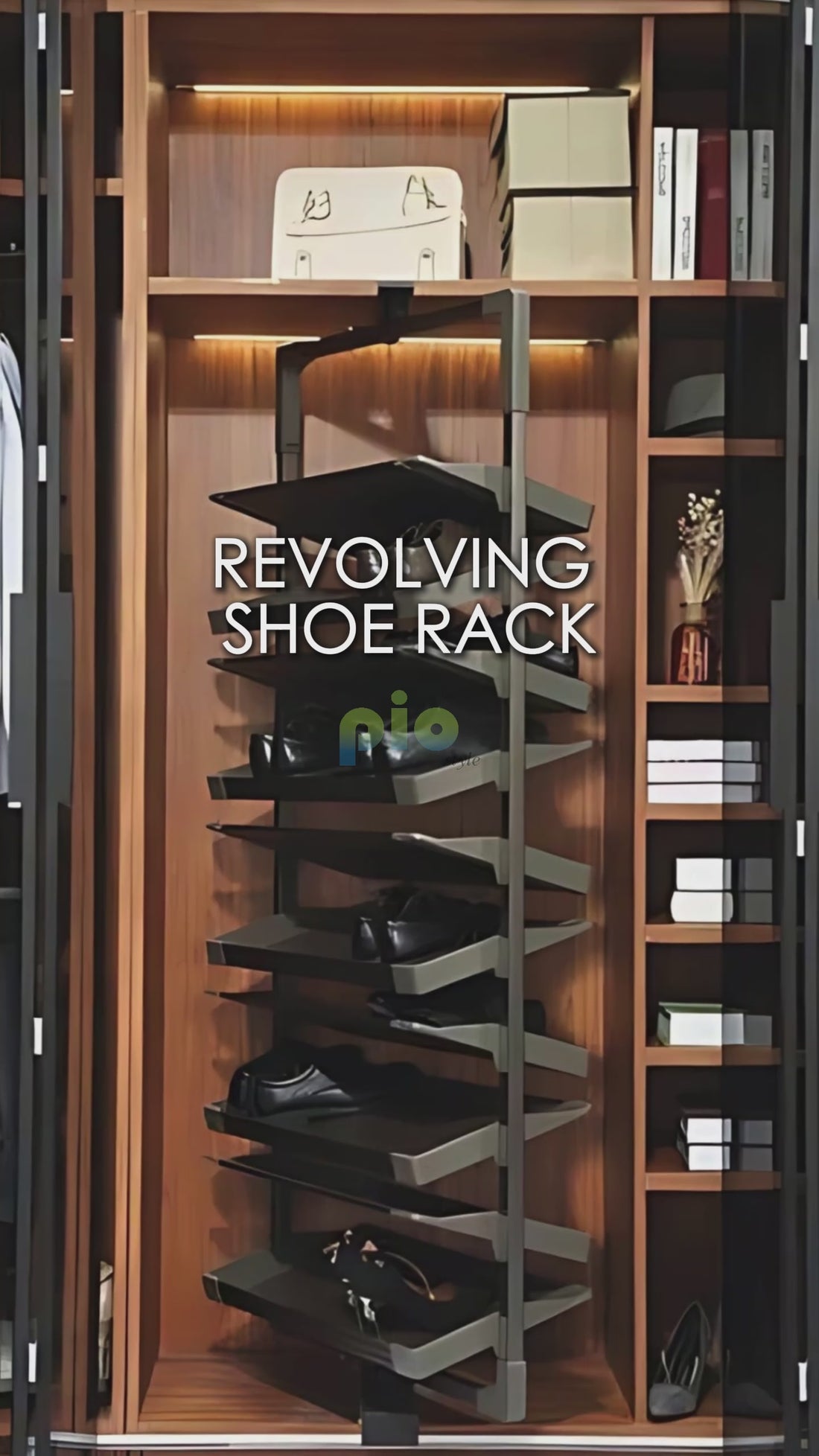 FE9009 Revolving Shoe Rack – Pio Style