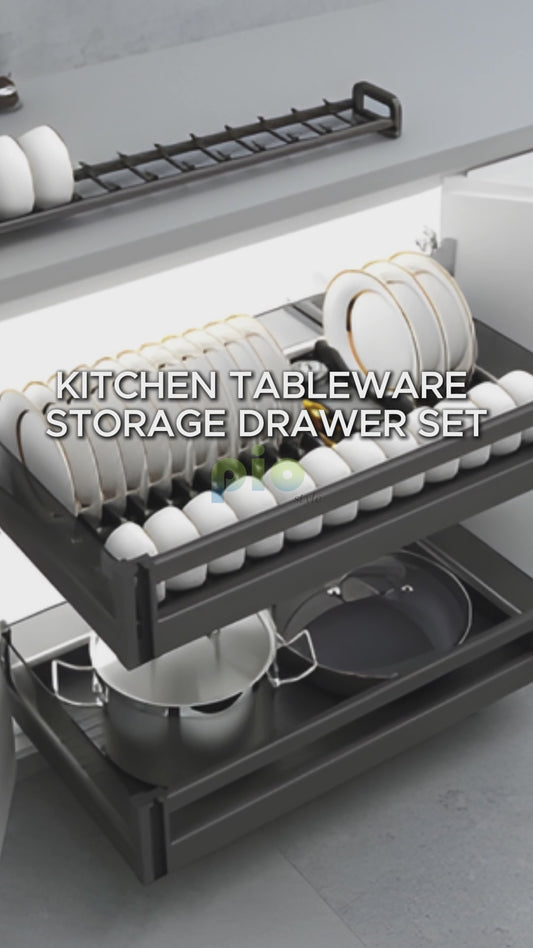 FD8002 Kitchen Tableware Storage Drawer Set