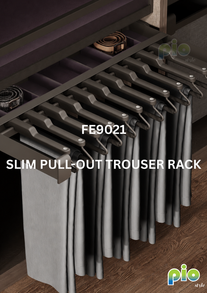 FE9021 Slim Pull-Out Trouser Rack