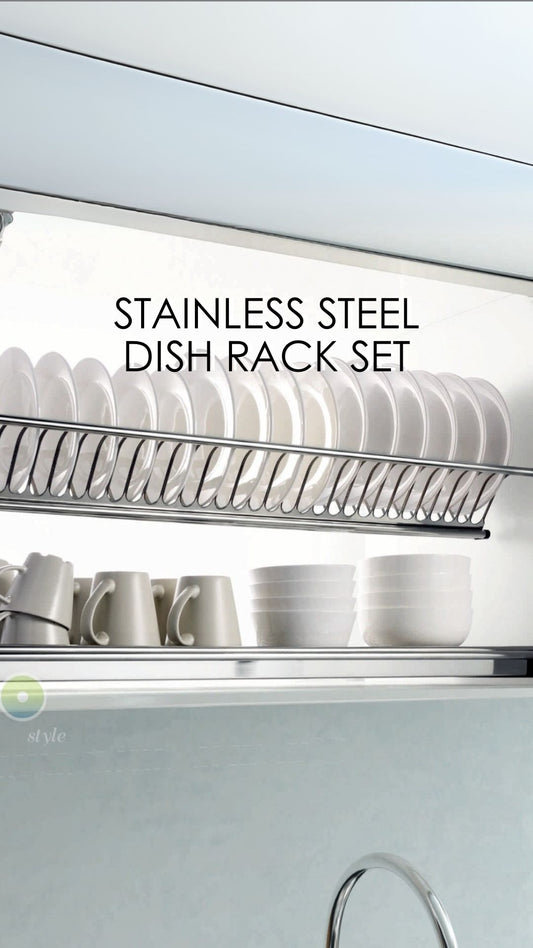 FD9304 Stainless Steel Dish Rack Set