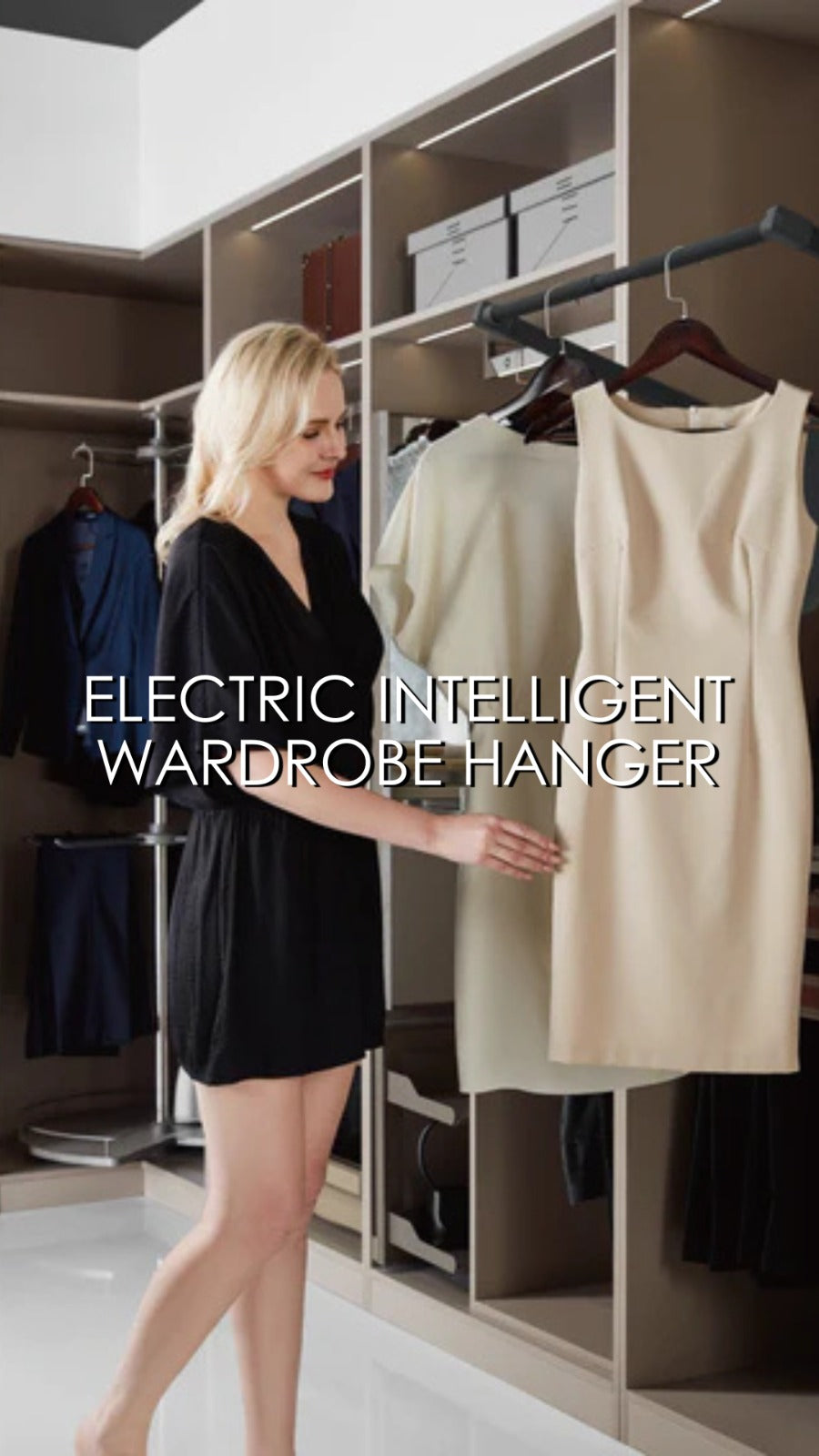 FE9015 Electric Intelligent Wardrobe Hanger – Pio Style