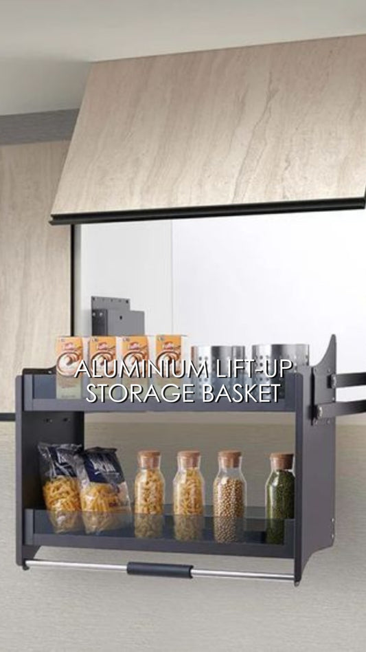 FD9047 Aluminium Lift-Up Storage Basket
