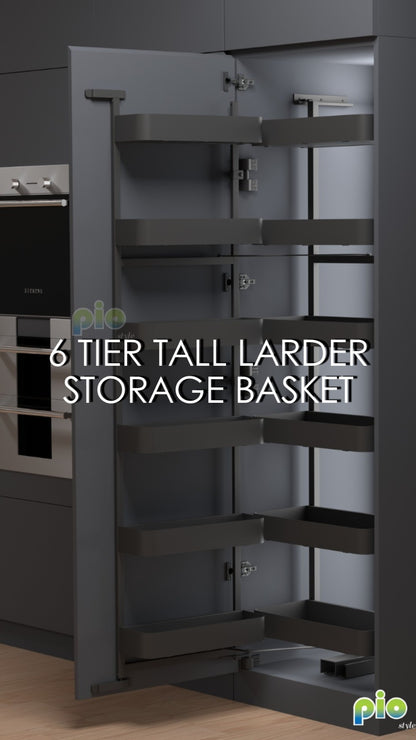 FD1101 6 Tier Tall Larder Storage Basket