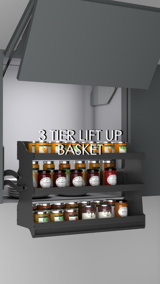 FD1103 3 Tier Lift Up Basket