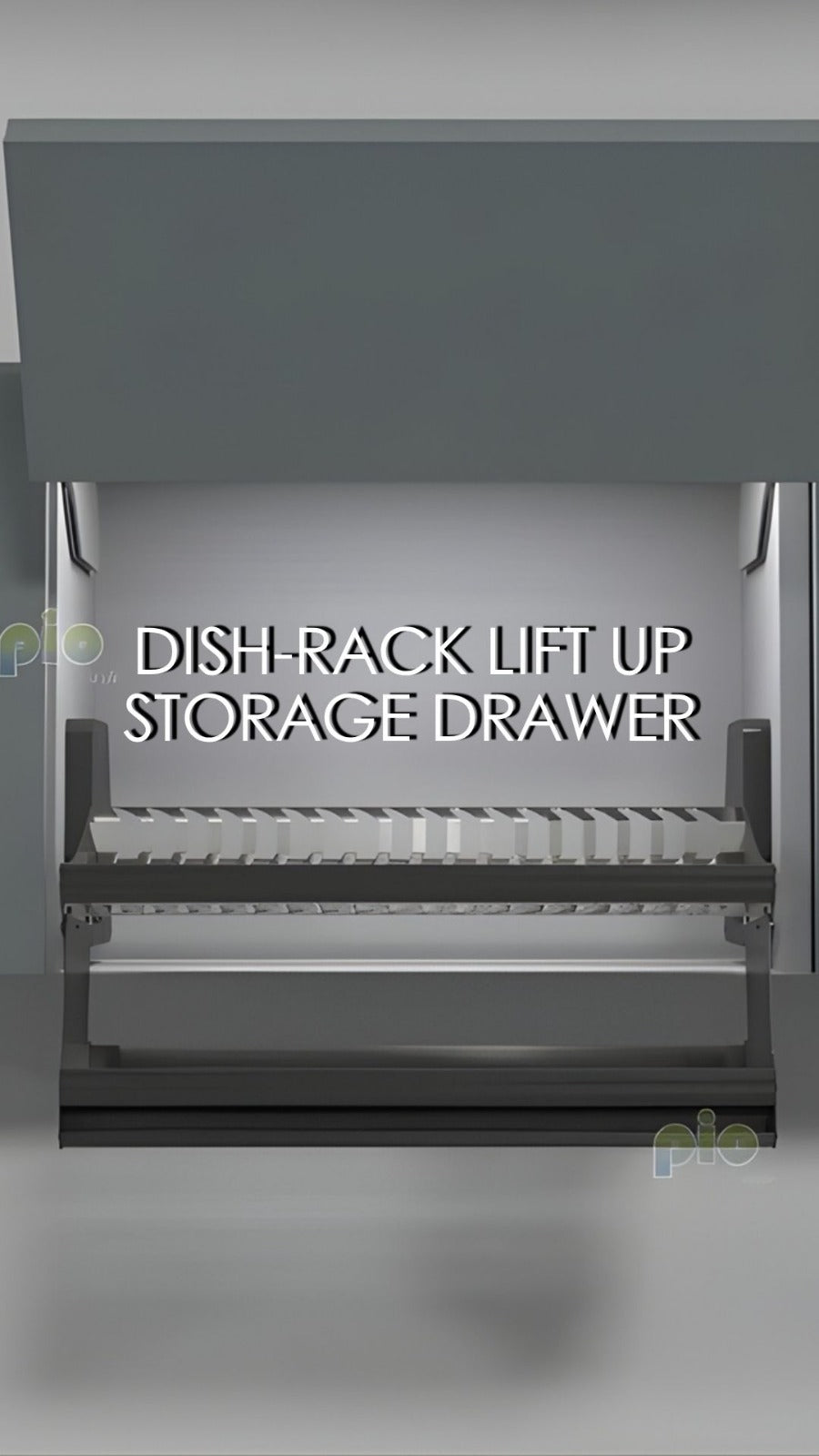 FD1104 Dish-Rack Lift Up Storage Drawer – Pio Style