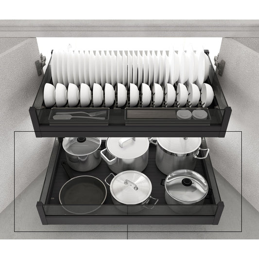 FD9039 Aluminium Kitchen Utensil Storage Drawer